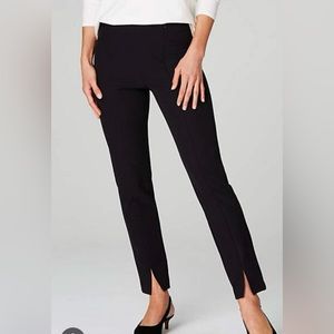 Christian Sirriano, for JJill, Black, ultra smooth slim-leg pants, sz 6